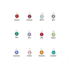 Daughter's Custom Name Necklace with Birthstone