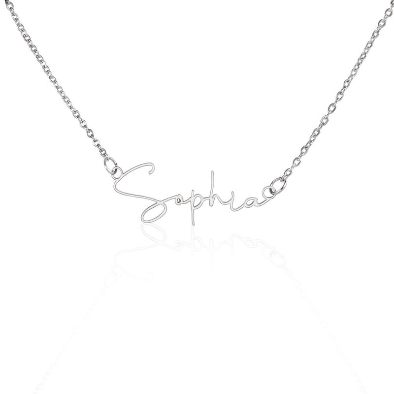 New Signature Custom Name Necklace