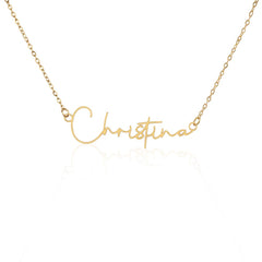 New Signature Custom Name Necklace