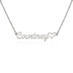 New Classic Heart Name Necklace