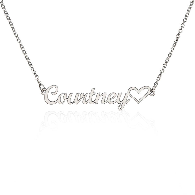 New Classic Heart Name Necklace
