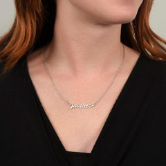 New Classic Heart Name Necklace