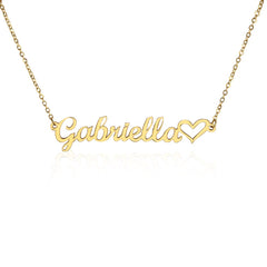 New Classic Heart Name Necklace
