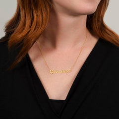 New Classic Heart Name Necklace