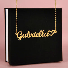 New Classic Heart Name Necklace