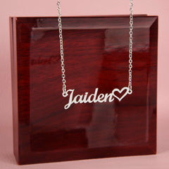 New Classic Heart Name Necklace