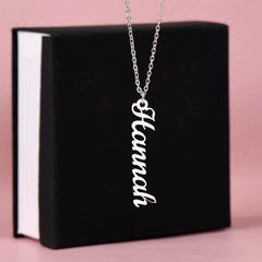 New Classic Vertical Name Necklace