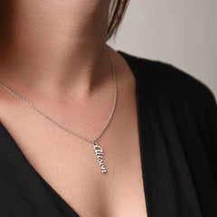 New Classic Vertical Name Necklace