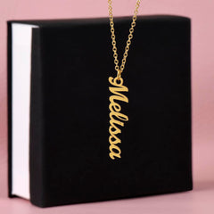 New Classic Vertical Name Necklace