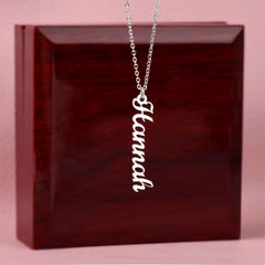 New Classic Vertical Name Necklace