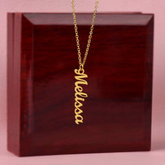 New Classic Vertical Name Necklace