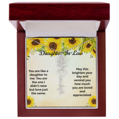 Custom Flower & Name Necklace / Daughter-In-Law