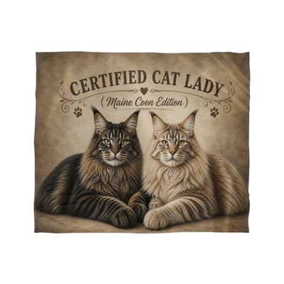 Certified Cat Lady-Maine Coon Edition Blanket