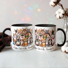 Coffee, Cats, & Me Mug